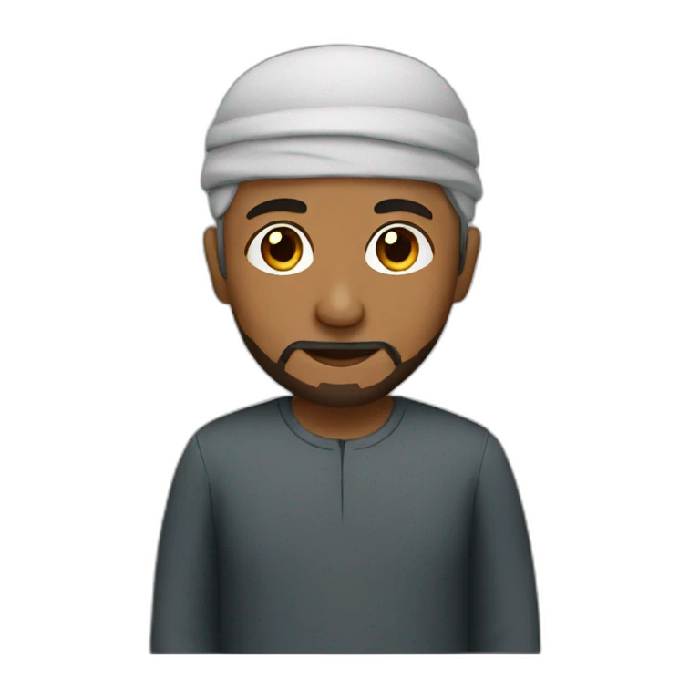 a muslim man emoji