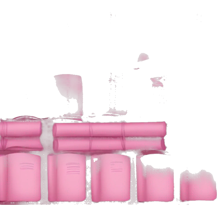 cute pink books emoji