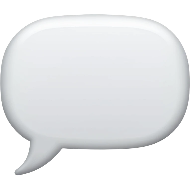 speech bubble emoji