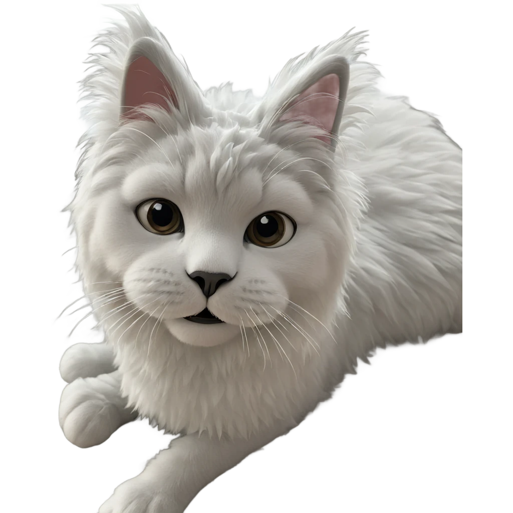 fluffy cat by the window emoji