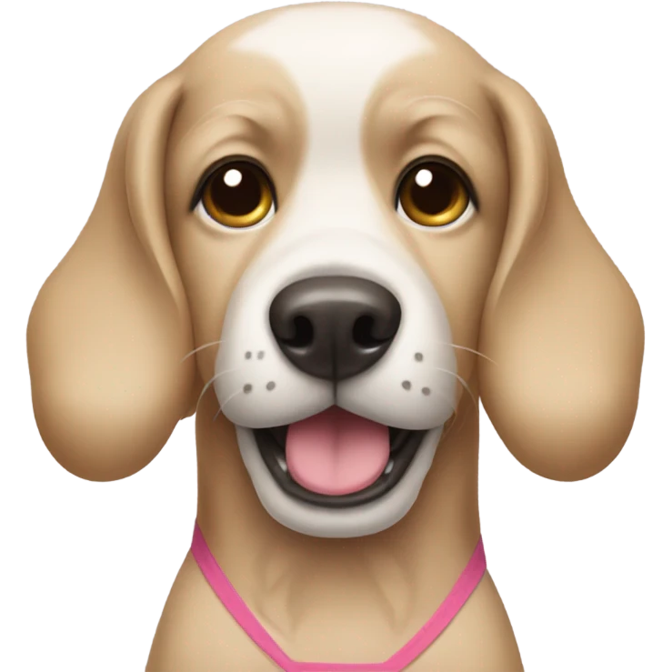 Dog wearing swimsuit emoji