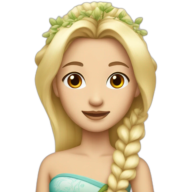 blonde Chinese Jasmine Princess emoji