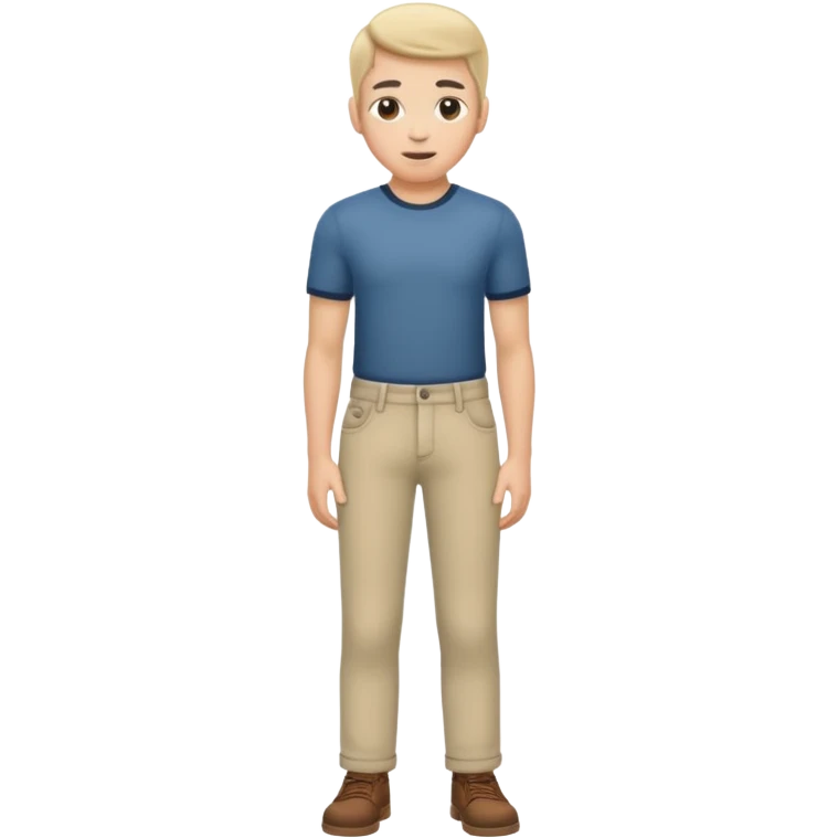 Wearing on pants emoji