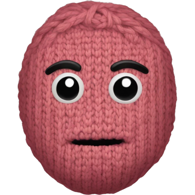 Knitted  emoji