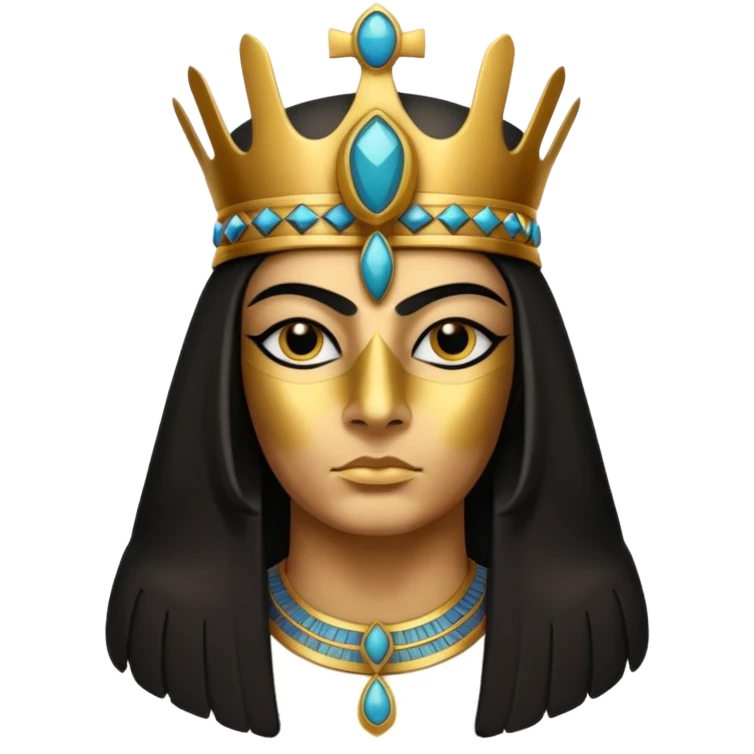 Horus the ancient Egyptian bird god emoji