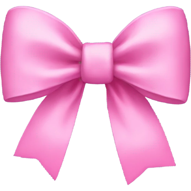 Pink bow emoji