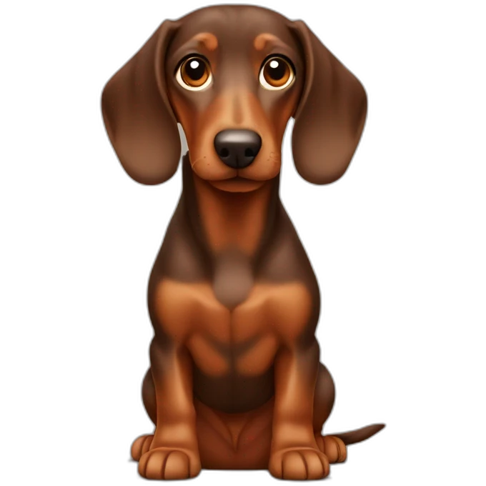 Teckel brown emoji
