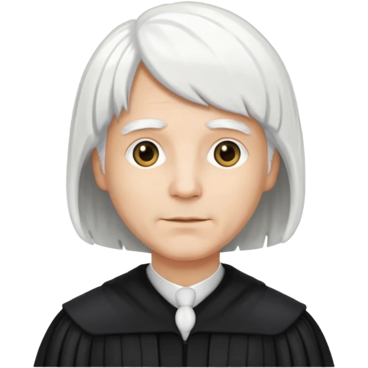 judge with white wig emoji