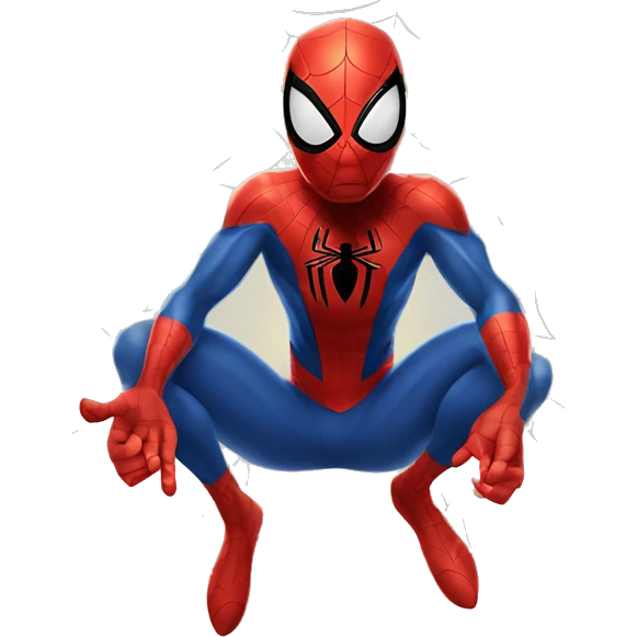 Spider man in web emoji