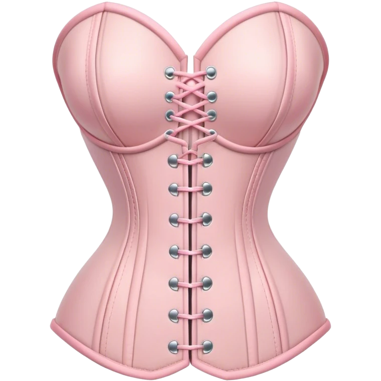 Pastel pink corset  emoji