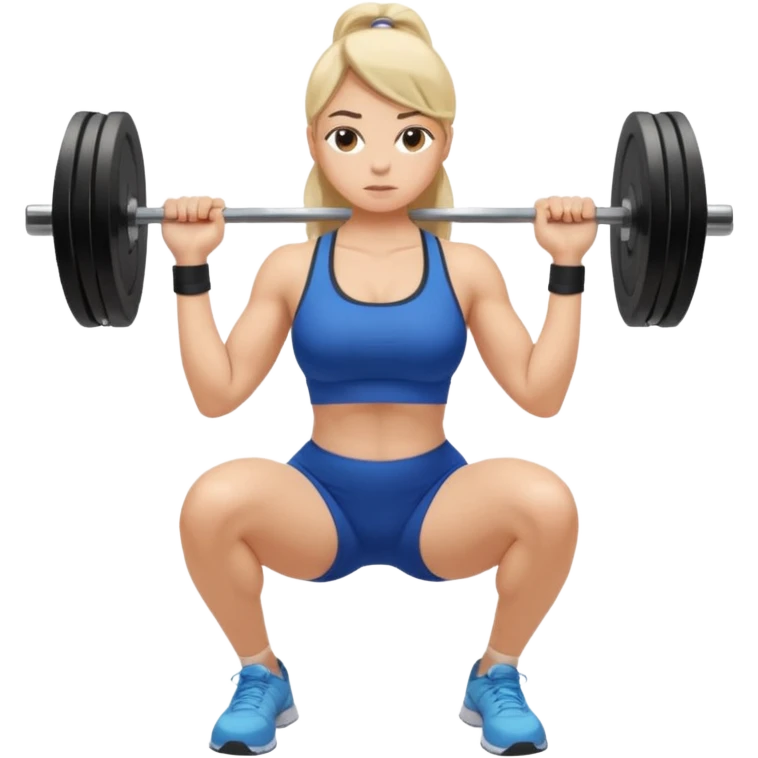 girl working out glutes shirt on but showing from behind but she's squatting and full body zoomed out also more coverage please  emoji