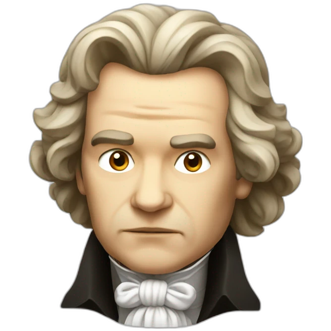 Beethoven face emoji