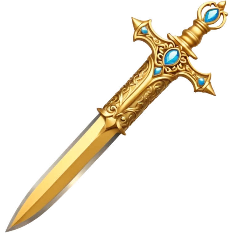 Holy gold dagger of Jesus Christ emoji
