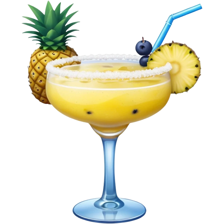 Pineapple Blueberry Margarita emoji