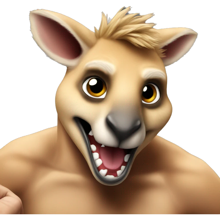 kangaroo boxing jake paul emoji
