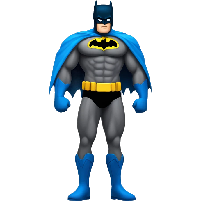 batman bodybuilde, full body emoji emoji