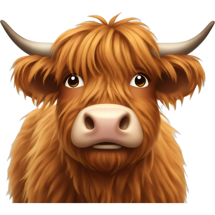 highland cow emoji