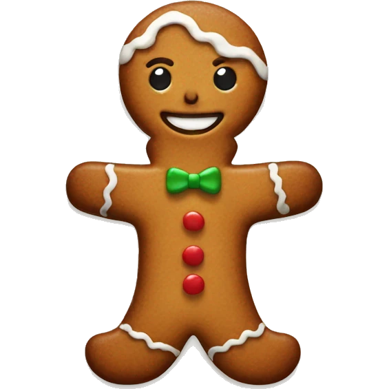 gingerbread emoji