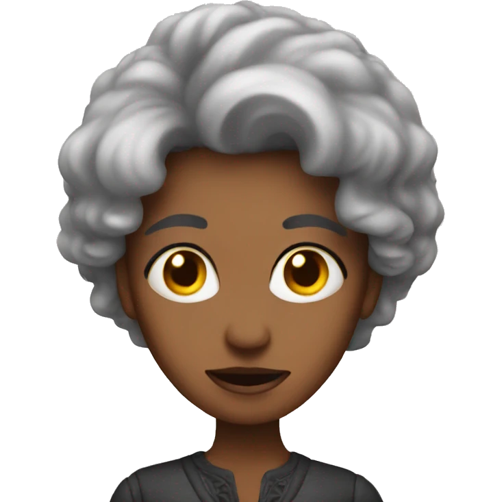 strange woman emoji