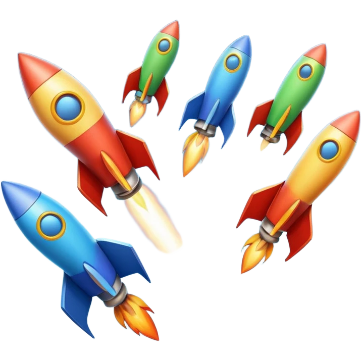 rocket-powered animals emoji