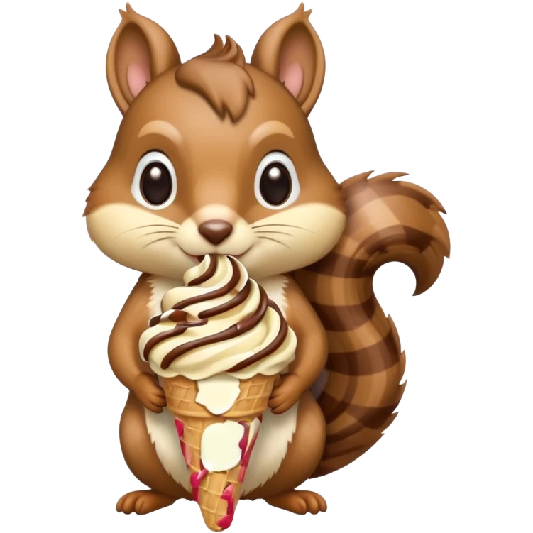 🍦+🐿 emoji