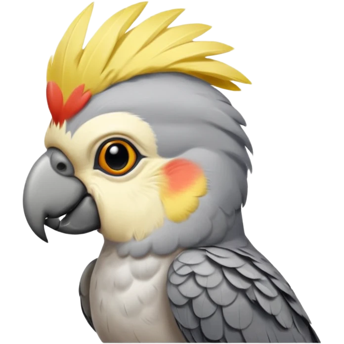 cockatiel parrot bird emoji