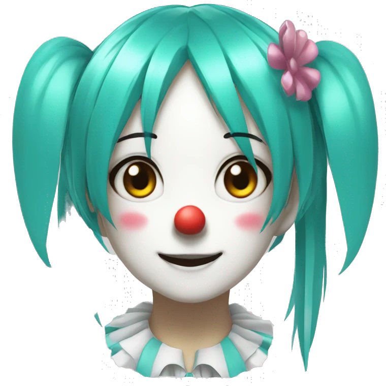  clown hatsune miku emoji