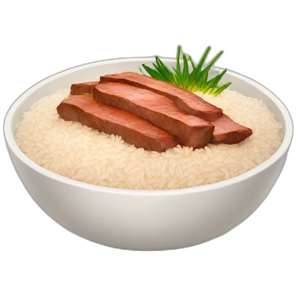 rice with roasted meat emoji