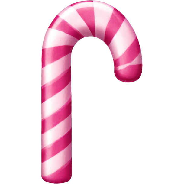 pink candycane  emoji