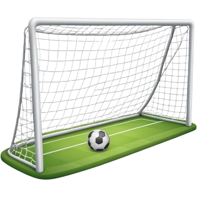 soccer goal with net emoji