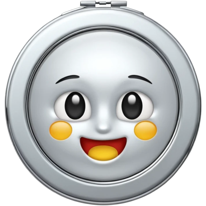 Compact mirror emoji