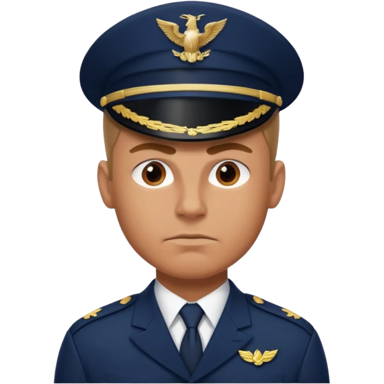 big powerful pumped-up fighter of the navy emoji