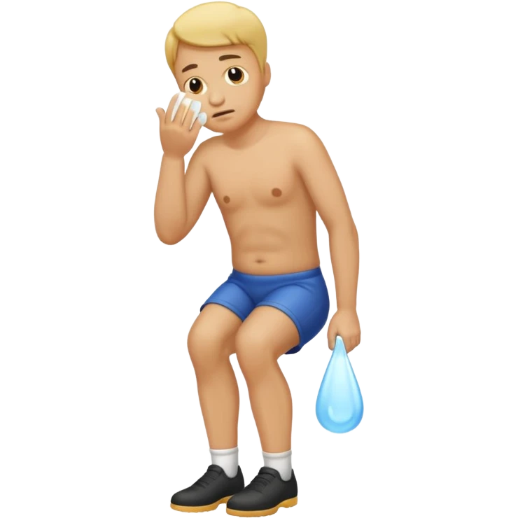 Man urinating  emoji