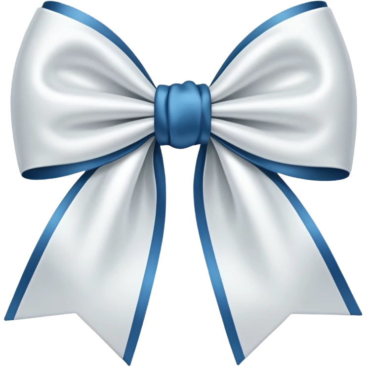 White bow emoji