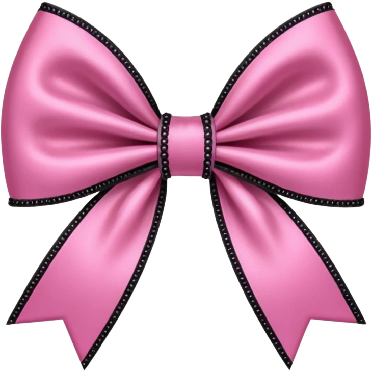 pink gothic bow emoji