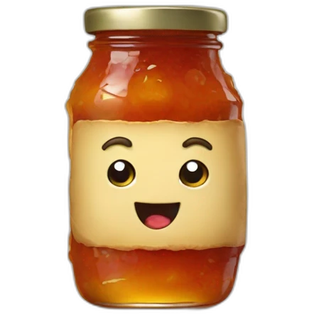 T'choupi qui mange de la confiture emoji