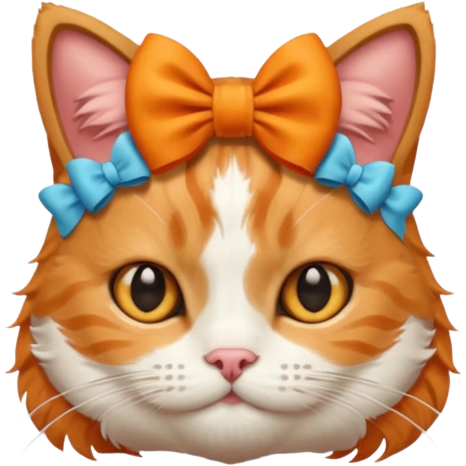 cat with bow on head emoji
