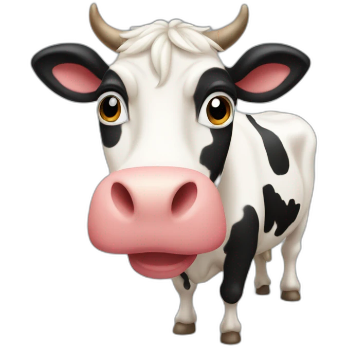 vache qui broute emoji