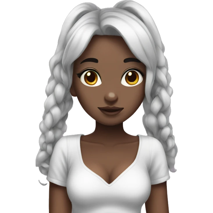 bunny girl blackhair emoji