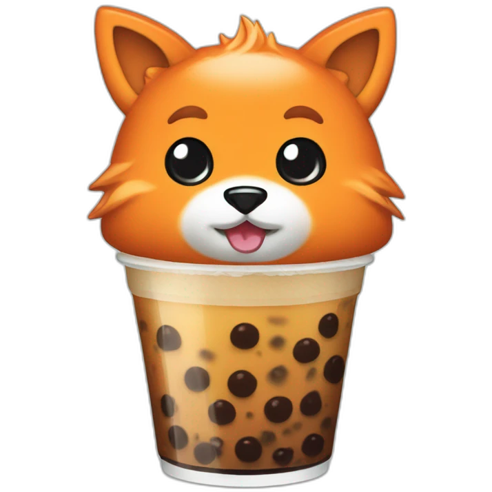 firefox bubble tea emoji