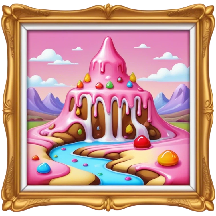 melting candy renaissance landscape emoji