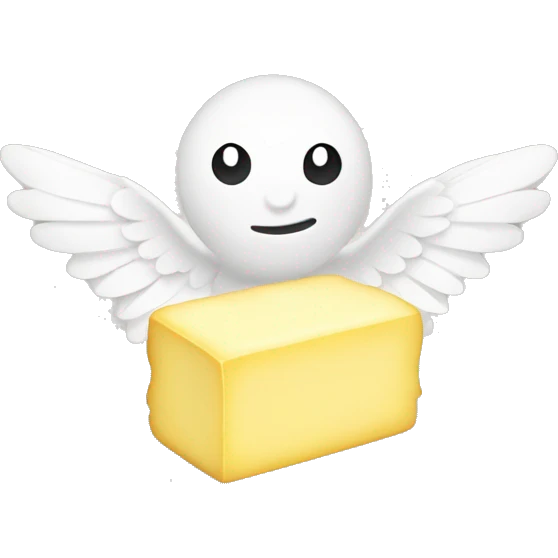 butter with white wings emoji