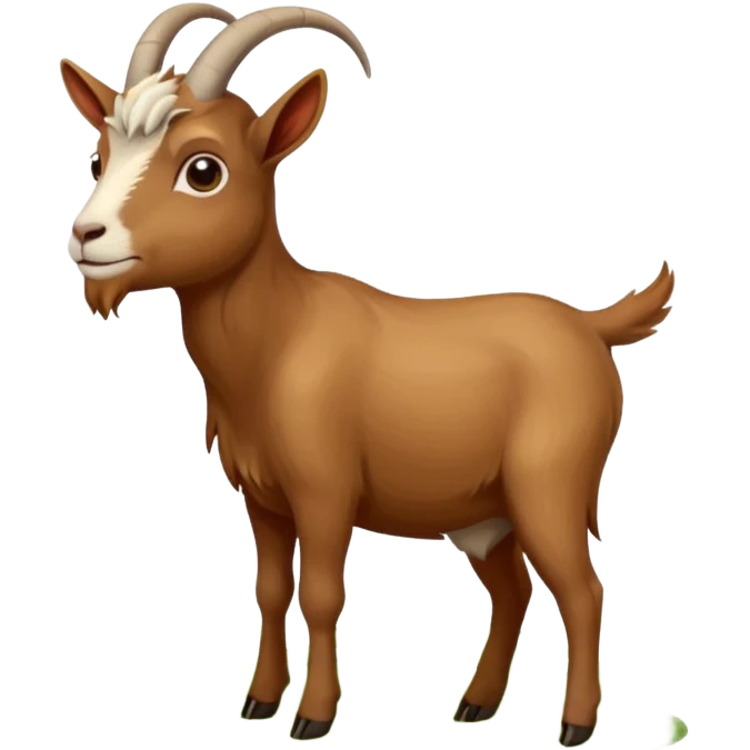 goat eating  emoji