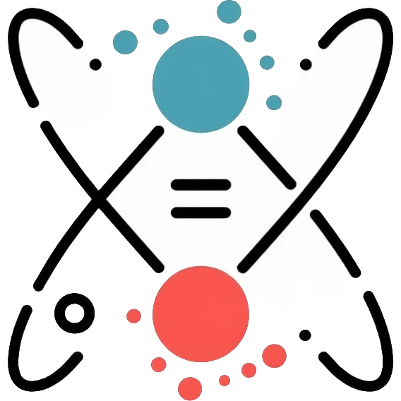 Chemical redox reaction with electron transfer between two atoms emoji