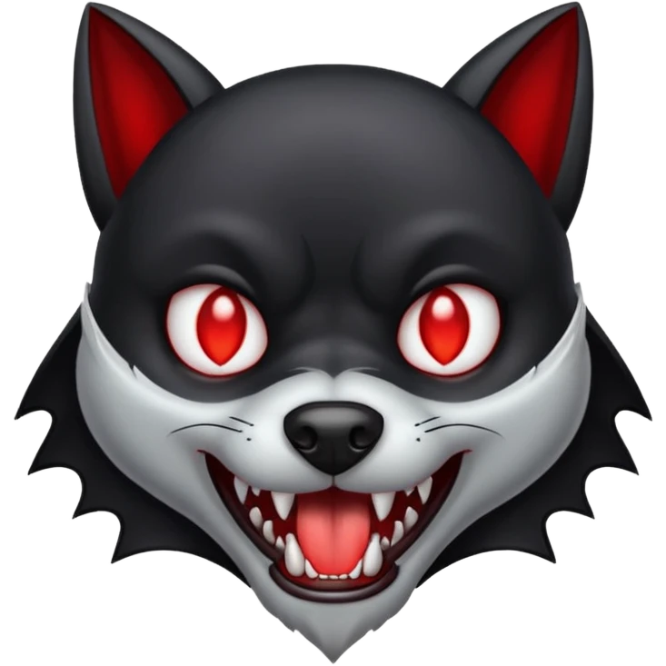 vampire dog emoji