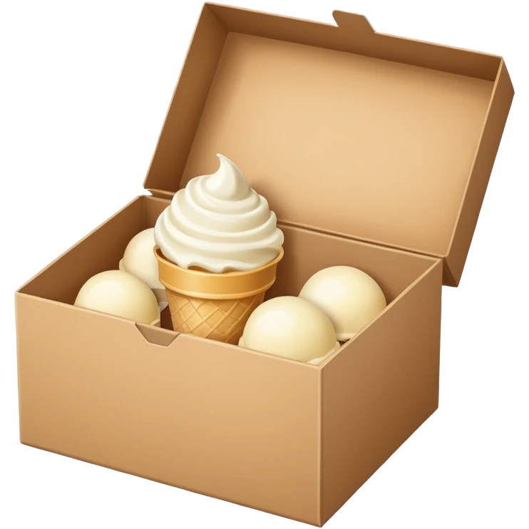 vanille eiscreme box emoji
