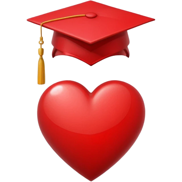 career themed heart emoji