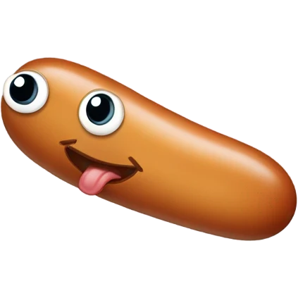 Crying weiner sausage emoji