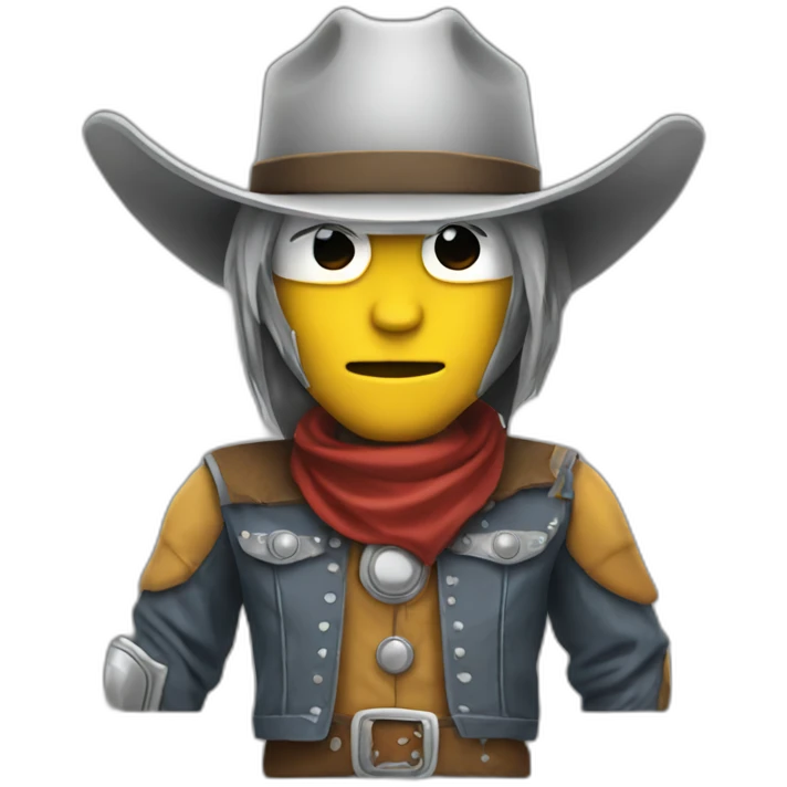 cowboy metalman emoji
