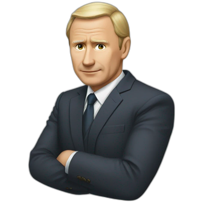Путин с флагом рлсии emoji